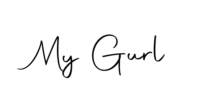 My Gurl stylish signature style. Best Handwritten Sign (Autography-DOLnW) for my name. Handwritten Signature Collection Ideas for my name My Gurl. My Gurl signature style 10 images and pictures png