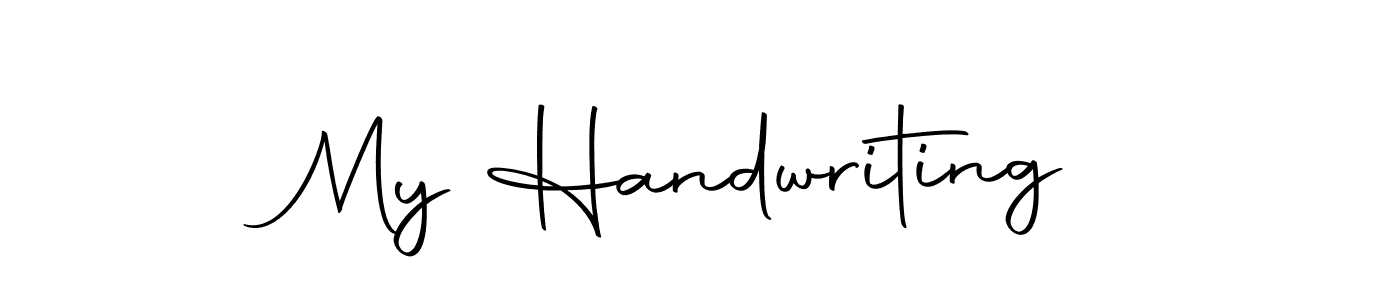 Create a beautiful signature design for name My Handwriting. With this signature (Autography-DOLnW) fonts, you can make a handwritten signature for free. My Handwriting signature style 10 images and pictures png