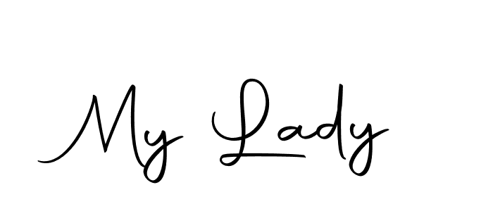 My Lady stylish signature style. Best Handwritten Sign (Autography-DOLnW) for my name. Handwritten Signature Collection Ideas for my name My Lady. My Lady signature style 10 images and pictures png