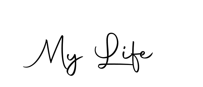 How to make My Life signature? Autography-DOLnW is a professional autograph style. Create handwritten signature for My Life name. My Life signature style 10 images and pictures png