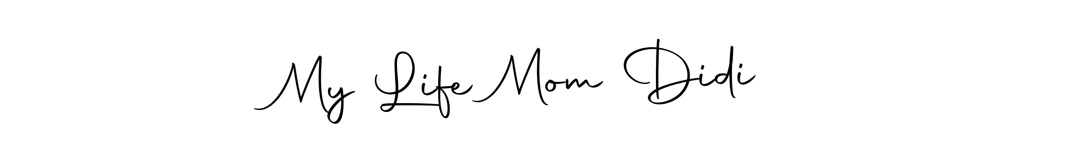 Autography-DOLnW is a professional signature style that is perfect for those who want to add a touch of class to their signature. It is also a great choice for those who want to make their signature more unique. Get My Life Mom Didi❤️ name to fancy signature for free. My Life Mom Didi❤️ signature style 10 images and pictures png