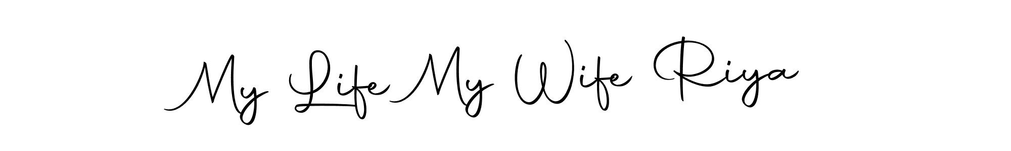 Also You can easily find your signature by using the search form. We will create My Life My Wife Riya name handwritten signature images for you free of cost using Autography-DOLnW sign style. My Life My Wife Riya signature style 10 images and pictures png