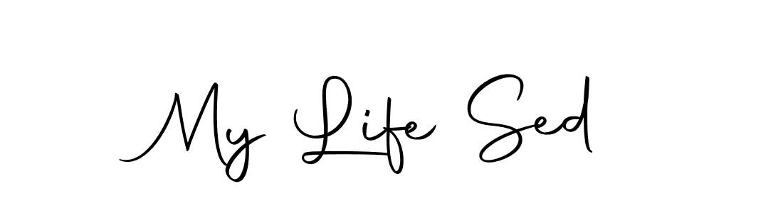 if you are searching for the best signature style for your name My Life Sed. so please give up your signature search. here we have designed multiple signature styles  using Autography-DOLnW. My Life Sed signature style 10 images and pictures png