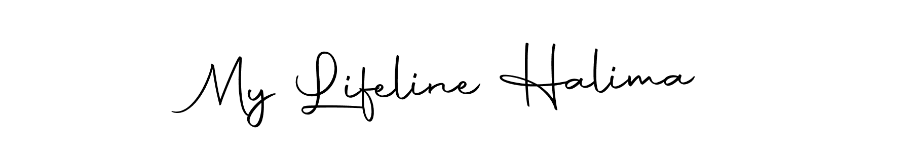 How to make My Lifeline Halima signature? Autography-DOLnW is a professional autograph style. Create handwritten signature for My Lifeline Halima name. My Lifeline Halima signature style 10 images and pictures png