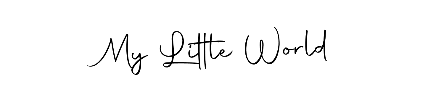 Use a signature maker to create a handwritten signature online. With this signature software, you can design (Autography-DOLnW) your own signature for name My Little World. My Little World signature style 10 images and pictures png
