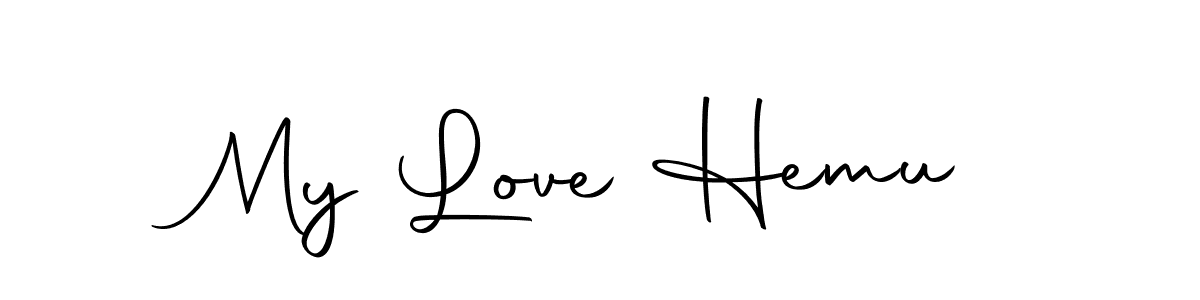 You can use this online signature creator to create a handwritten signature for the name My Love Hemu. This is the best online autograph maker. My Love Hemu signature style 10 images and pictures png