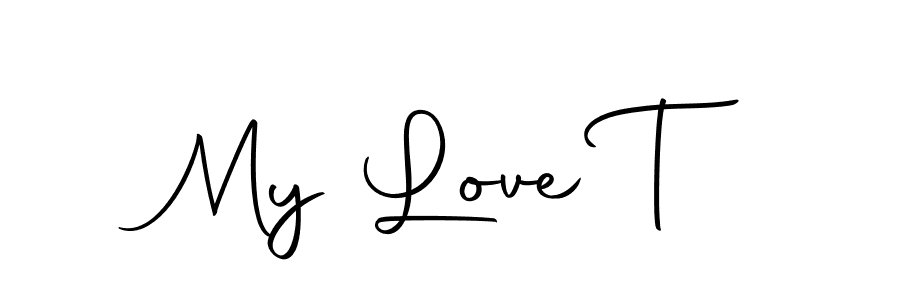 The best way (Autography-DOLnW) to make a short signature is to pick only two or three words in your name. The name My Love T include a total of six letters. For converting this name. My Love T signature style 10 images and pictures png
