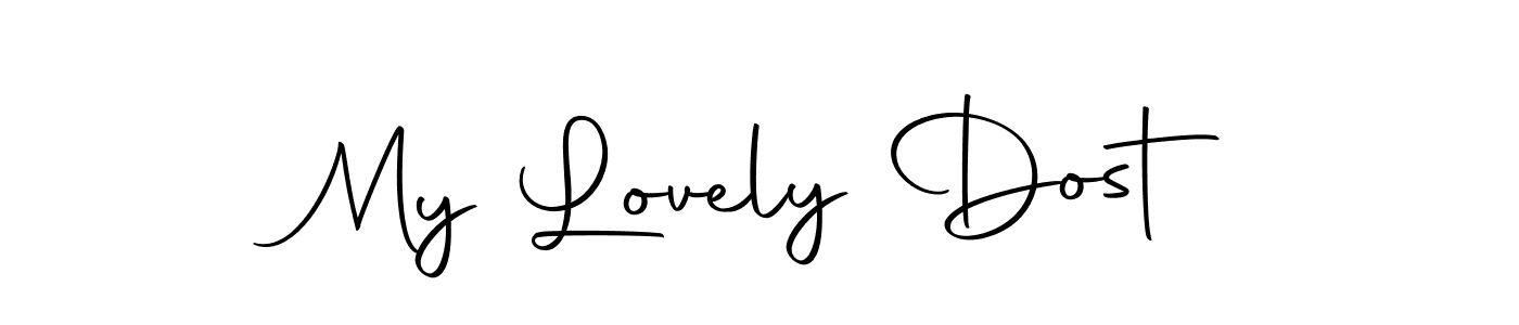 How to Draw My Lovely Dost signature style? Autography-DOLnW is a latest design signature styles for name My Lovely Dost. My Lovely Dost signature style 10 images and pictures png