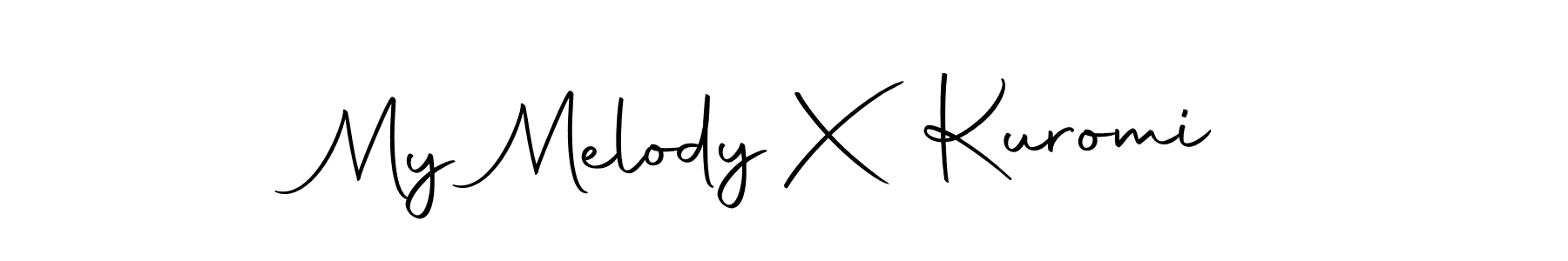 Similarly Autography-DOLnW is the best handwritten signature design. Signature creator online .You can use it as an online autograph creator for name My Melody X Kuromi. My Melody X Kuromi signature style 10 images and pictures png