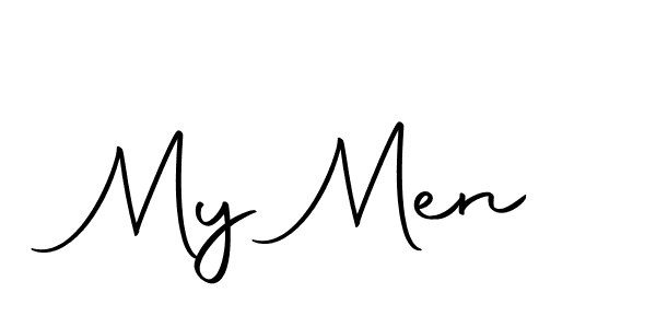 Make a beautiful signature design for name My Men. Use this online signature maker to create a handwritten signature for free. My Men signature style 10 images and pictures png