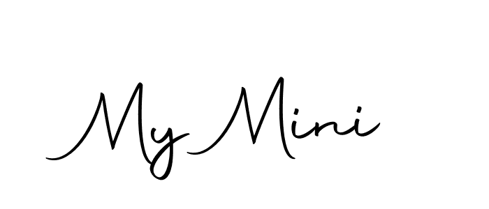 You should practise on your own different ways (Autography-DOLnW) to write your name (My Mini) in signature. don't let someone else do it for you. My Mini signature style 10 images and pictures png