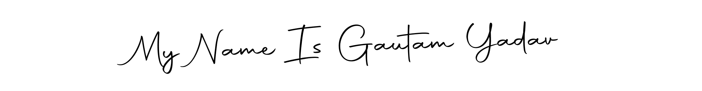 See photos of My Name Is Gautam Yadav official signature by Spectra . Check more albums & portfolios. Read reviews & check more about Autography-DOLnW font. My Name Is Gautam Yadav signature style 10 images and pictures png