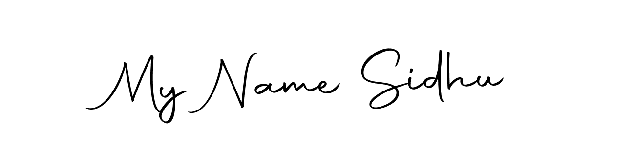 Here are the top 10 professional signature styles for the name My Name Sidhu. These are the best autograph styles you can use for your name. My Name Sidhu signature style 10 images and pictures png