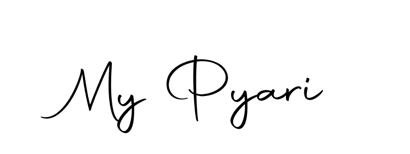 How to make My Pyari signature? Autography-DOLnW is a professional autograph style. Create handwritten signature for My Pyari name. My Pyari signature style 10 images and pictures png