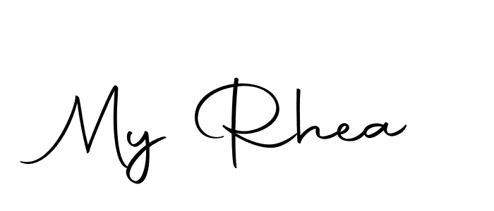 Make a short My Rhea signature style. Manage your documents anywhere anytime using Autography-DOLnW. Create and add eSignatures, submit forms, share and send files easily. My Rhea signature style 10 images and pictures png