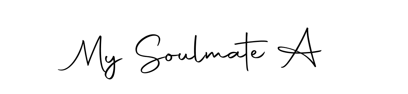 You can use this online signature creator to create a handwritten signature for the name My Soulmate A. This is the best online autograph maker. My Soulmate A signature style 10 images and pictures png