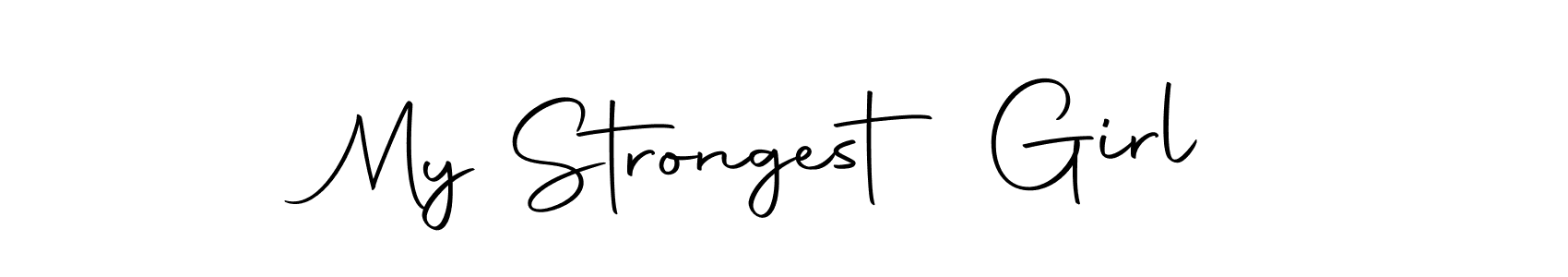 How to make My Strongest Girl signature? Autography-DOLnW is a professional autograph style. Create handwritten signature for My Strongest Girl name. My Strongest Girl signature style 10 images and pictures png