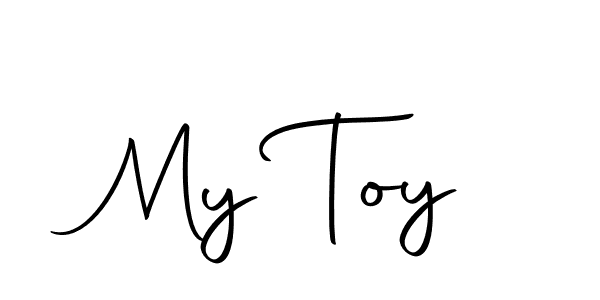 Create a beautiful signature design for name My Toy. With this signature (Autography-DOLnW) fonts, you can make a handwritten signature for free. My Toy signature style 10 images and pictures png