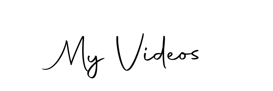 Make a beautiful signature design for name My Videos. With this signature (Autography-DOLnW) style, you can create a handwritten signature for free. My Videos signature style 10 images and pictures png