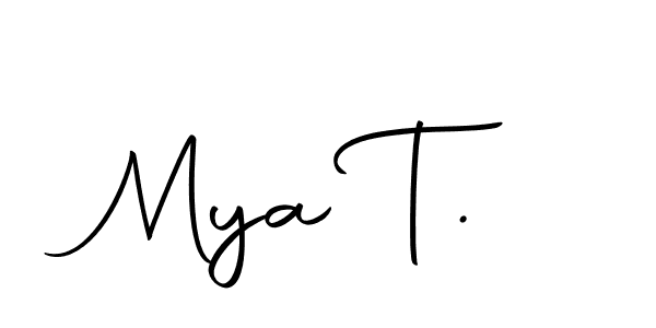 if you are searching for the best signature style for your name Mya T.. so please give up your signature search. here we have designed multiple signature styles  using Autography-DOLnW. Mya T. signature style 10 images and pictures png