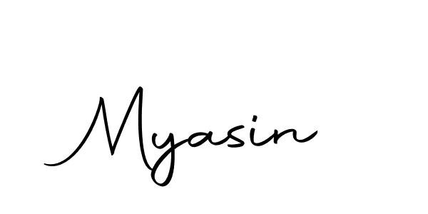 Myasin stylish signature style. Best Handwritten Sign (Autography-DOLnW) for my name. Handwritten Signature Collection Ideas for my name Myasin. Myasin signature style 10 images and pictures png