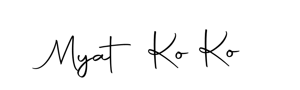 It looks lik you need a new signature style for name Myat Ko Ko. Design unique handwritten (Autography-DOLnW) signature with our free signature maker in just a few clicks. Myat Ko Ko signature style 10 images and pictures png