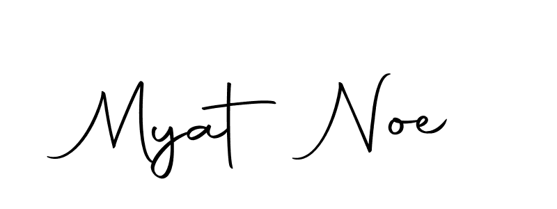 Create a beautiful signature design for name Myat Noe. With this signature (Autography-DOLnW) fonts, you can make a handwritten signature for free. Myat Noe signature style 10 images and pictures png