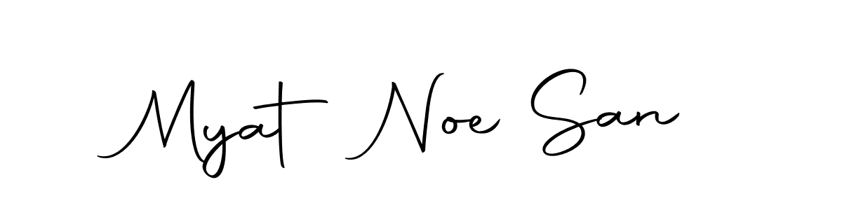 Make a beautiful signature design for name Myat Noe San. With this signature (Autography-DOLnW) style, you can create a handwritten signature for free. Myat Noe San signature style 10 images and pictures png