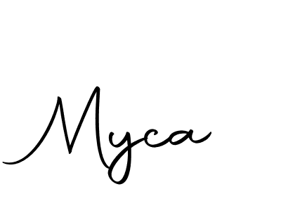 Myca stylish signature style. Best Handwritten Sign (Autography-DOLnW) for my name. Handwritten Signature Collection Ideas for my name Myca. Myca signature style 10 images and pictures png