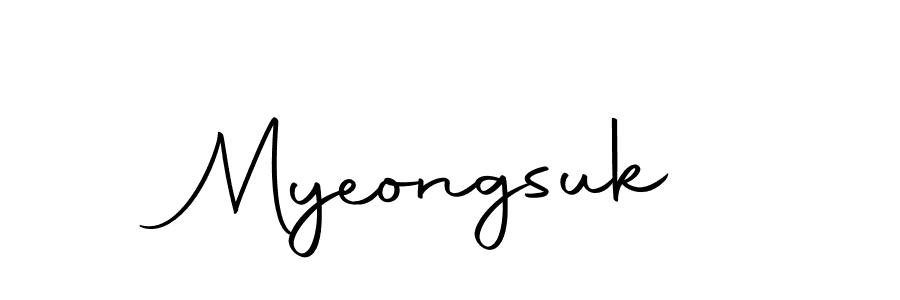 Make a short Myeongsuk signature style. Manage your documents anywhere anytime using Autography-DOLnW. Create and add eSignatures, submit forms, share and send files easily. Myeongsuk signature style 10 images and pictures png