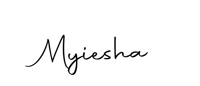 Myiesha stylish signature style. Best Handwritten Sign (Autography-DOLnW) for my name. Handwritten Signature Collection Ideas for my name Myiesha. Myiesha signature style 10 images and pictures png