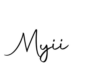 Also we have Myii name is the best signature style. Create professional handwritten signature collection using Autography-DOLnW autograph style. Myii signature style 10 images and pictures png