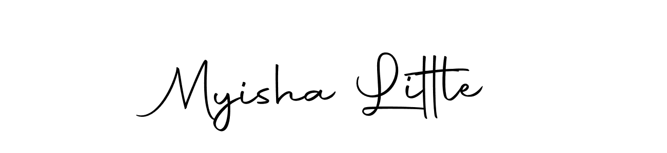 Make a beautiful signature design for name Myisha Little. Use this online signature maker to create a handwritten signature for free. Myisha Little signature style 10 images and pictures png