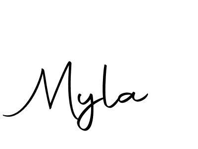 How to make Myla signature? Autography-DOLnW is a professional autograph style. Create handwritten signature for Myla name. Myla signature style 10 images and pictures png