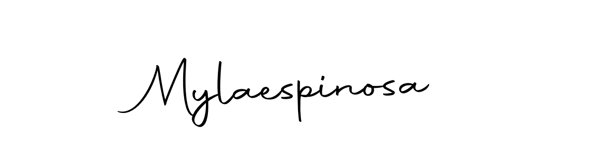 You should practise on your own different ways (Autography-DOLnW) to write your name (Mylaespinosa) in signature. don't let someone else do it for you. Mylaespinosa signature style 10 images and pictures png