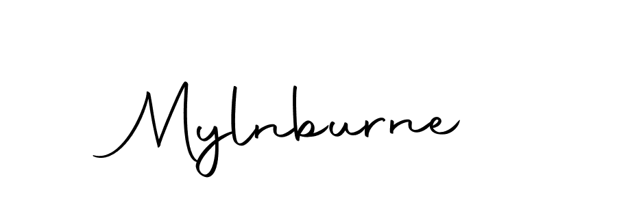 How to make Mylnburne name signature. Use Autography-DOLnW style for creating short signs online. This is the latest handwritten sign. Mylnburne signature style 10 images and pictures png