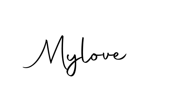 Use a signature maker to create a handwritten signature online. With this signature software, you can design (Autography-DOLnW) your own signature for name Mylove. Mylove signature style 10 images and pictures png