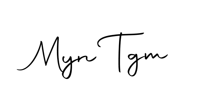 if you are searching for the best signature style for your name Myn Tgm. so please give up your signature search. here we have designed multiple signature styles  using Autography-DOLnW. Myn Tgm signature style 10 images and pictures png