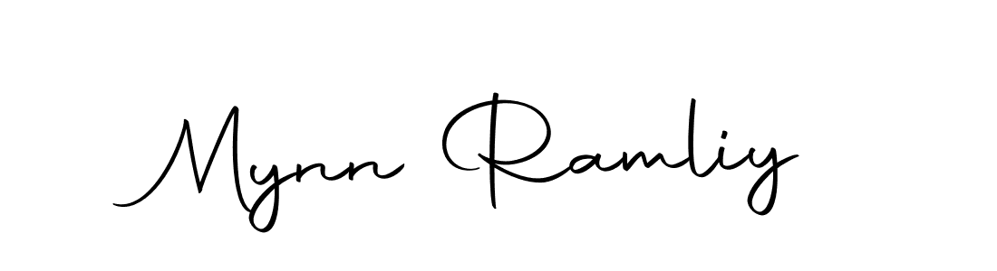 How to make Mynn Ramliy signature? Autography-DOLnW is a professional autograph style. Create handwritten signature for Mynn Ramliy name. Mynn Ramliy signature style 10 images and pictures png