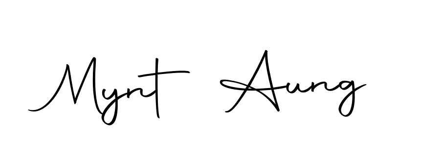 Here are the top 10 professional signature styles for the name Mynt Aung. These are the best autograph styles you can use for your name. Mynt Aung signature style 10 images and pictures png