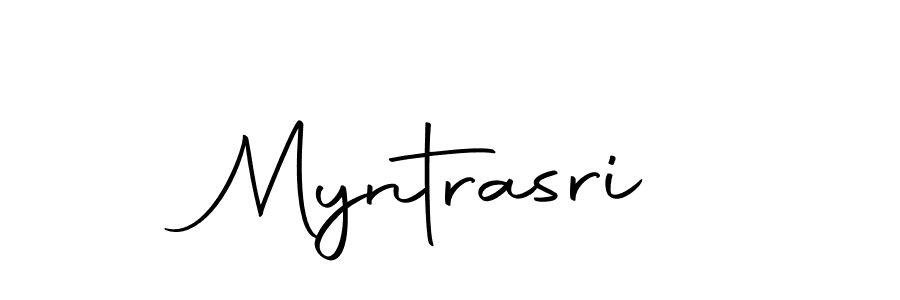 Create a beautiful signature design for name Myntrasri. With this signature (Autography-DOLnW) fonts, you can make a handwritten signature for free. Myntrasri signature style 10 images and pictures png