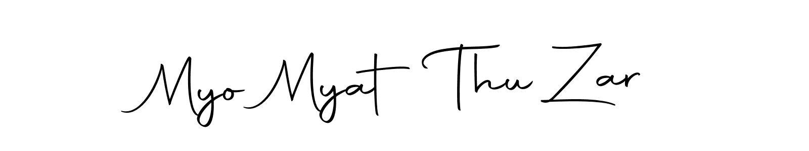 Autography-DOLnW is a professional signature style that is perfect for those who want to add a touch of class to their signature. It is also a great choice for those who want to make their signature more unique. Get Myo Myat Thu Zar name to fancy signature for free. Myo Myat Thu Zar signature style 10 images and pictures png