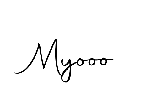 Design your own signature with our free online signature maker. With this signature software, you can create a handwritten (Autography-DOLnW) signature for name Myooo. Myooo signature style 10 images and pictures png