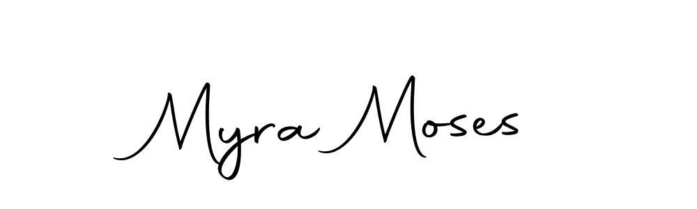How to make Myra Moses name signature. Use Autography-DOLnW style for creating short signs online. This is the latest handwritten sign. Myra Moses signature style 10 images and pictures png