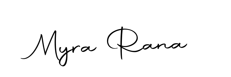 Create a beautiful signature design for name Myra Rana. With this signature (Autography-DOLnW) fonts, you can make a handwritten signature for free. Myra Rana signature style 10 images and pictures png