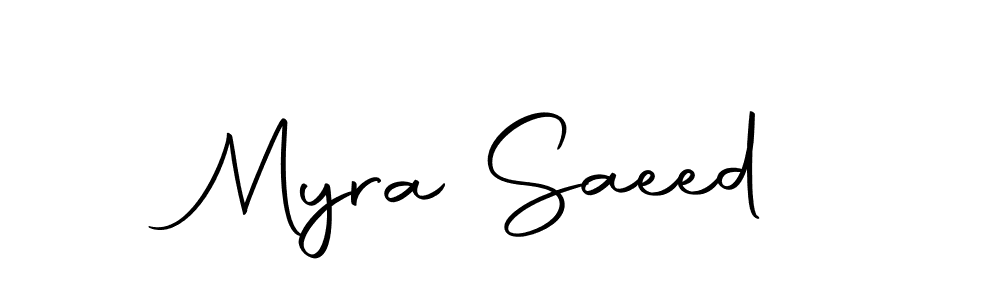 Make a beautiful signature design for name Myra Saeed. Use this online signature maker to create a handwritten signature for free. Myra Saeed signature style 10 images and pictures png