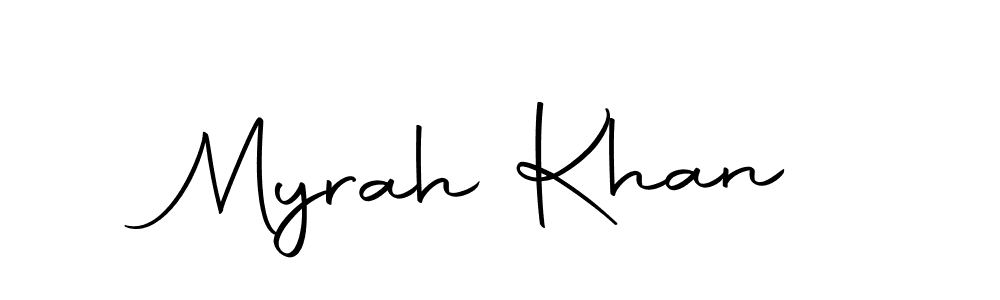 You can use this online signature creator to create a handwritten signature for the name Myrah Khan. This is the best online autograph maker. Myrah Khan signature style 10 images and pictures png