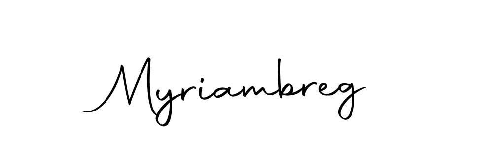 if you are searching for the best signature style for your name Myriambreg. so please give up your signature search. here we have designed multiple signature styles  using Autography-DOLnW. Myriambreg signature style 10 images and pictures png