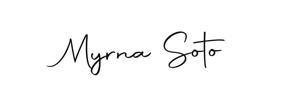 You can use this online signature creator to create a handwritten signature for the name Myrna Soto. This is the best online autograph maker. Myrna Soto signature style 10 images and pictures png