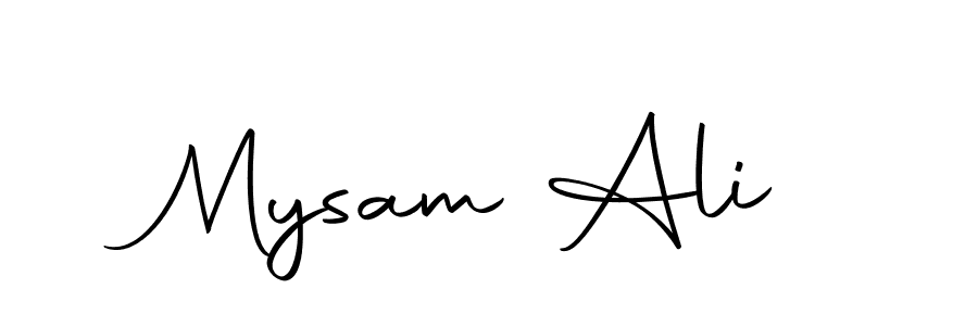 Make a short Mysam Ali signature style. Manage your documents anywhere anytime using Autography-DOLnW. Create and add eSignatures, submit forms, share and send files easily. Mysam Ali signature style 10 images and pictures png